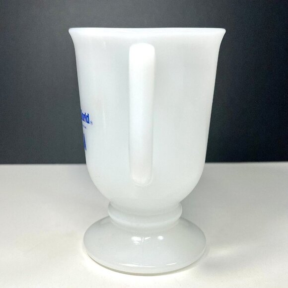 Vintage Walt Disney World GRAMMA Pedestal White Milk Glass Mug Souvenir - Picture 6 of 10